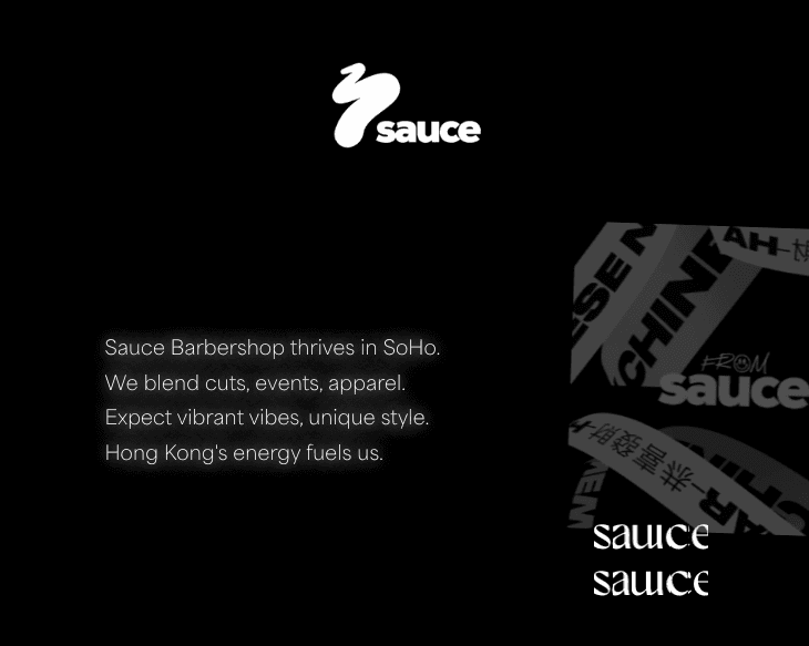 Sauce Barbershop Website